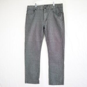 Kenneth Cole Pants Mens 36x30 Straight Leg Casual 5-Pocket Jeans Stretch Gray